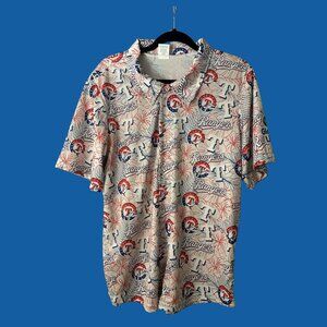 Texas Rangers printed polo - Size Medium